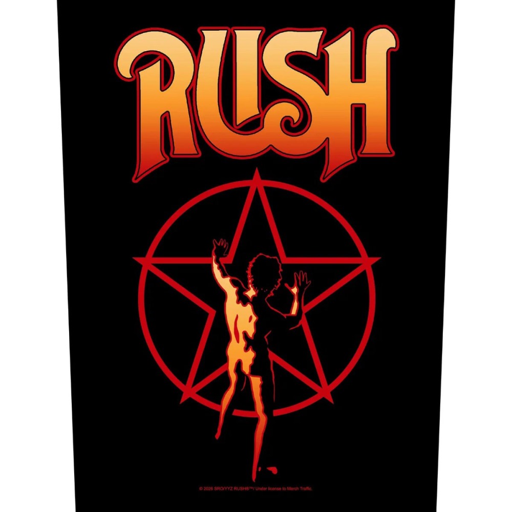 Rush - Starman Rugpatch - Zwart